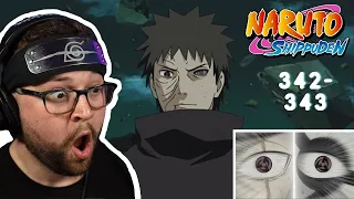 Obito. Is. ALIVE!!! Naruto Shippuden Ep 342-343 REACTION