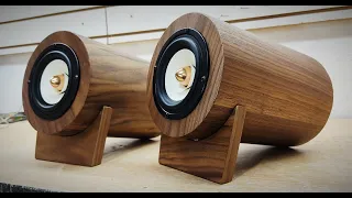 DIY Speaker Build ,laminated mdf and veneer