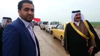 استقبال الشيخ علي الفاخر شيخ عشائر البودراج  فاتحة الشيخ صبيح المنخي