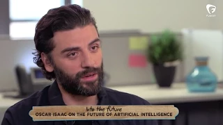 Oscar Isaac talks futurism, robots, and rocking a "very virile" beard