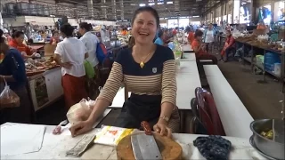 Pakse, Laos, Huge Market  Talat Dao Heuang