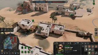 Company Of Heroes 3 Afrika Korps Holding My Position COH3 4v4 (DAK) Multiplayer Gameplay