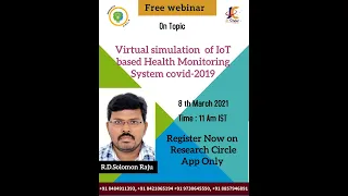 “Virtual simulation  of IoT based Health Monitoring System covid-2019”