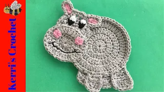 Easy Hippo Crochet Tutorial - Beginner Crochet Tutorial