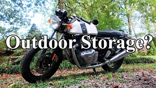 Tips For Storing a Motorcycle Outside?