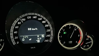 Mercedes E350 CDI (231PS) 0-130 km/h