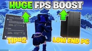 How To BOOST FPS In Fortnite Chapter 5 on LOW END PC! ✅ (Low-End PC/Laptop)
