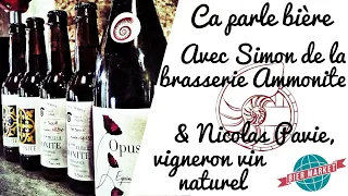 Dégustation trait d'union Bière-Vin avec Brasserie Ammonite et Nicolas vignerons
