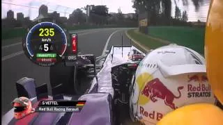 Formula 1 2013 Australia Vettel Onboard Lap [HD]