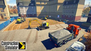 Timelapse👷‍♂️ New Mission 🚧 Let's Build A Park E.U Map 🚧Construction Simulator 23