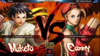 Haitani (Makoto) vs Alioune (Cammy) - Capcom Cup 2013 SSF4: AE Ver. 2012