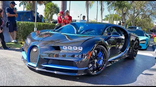 Supercars BLASTING - Lamborghini Aventador SVJ, Bugatti CHIRON, Ferrari SF90 - Launches - LOUD EXIT