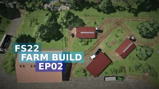 FS22 - Farm Build Timelapse [EP02] -  Eggs🥚, We Need Eggs🥚.🐔 And Wind Power.