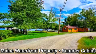 Maine Waterfront Cabins For Sale | $310k | Maine Real Estate | Maine Vacation Cabins #1