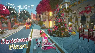 Christmas Plaza 🎄❄️ | Disney Dreamlight Valley | Speed Build 🎁