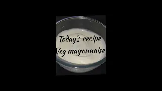 Veg mayonnaise recipe (100% vegetarian) | Homemade mayonnaise recipe | Saba Ki Rasoi #shorts