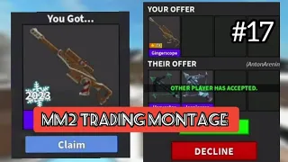 MM2 TRADING MONTAGE #17 |Massive wins |