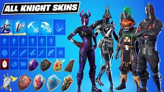 All Knight Skins Item Shop & Locker Showcase! Fortnite