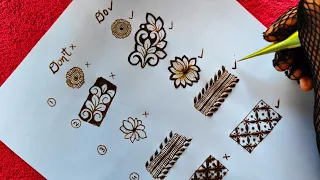 Mistakes Beginner Henna Artists do | Do's and Dont's in Henna Designs / Thouseens Henna