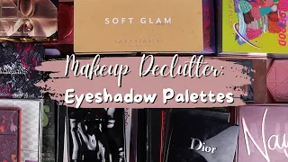 Decluttering My Eyeshadow Palette Collection