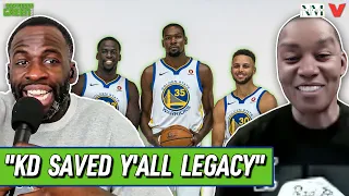 Isiah Thomas says Kevin Durant saved Steph, Dray, Klay's legacies w/ Warriors | Draymond Green Show