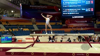 BECHDEJU Laura (ESP) - 2018 Artistic Worlds, Doha (QAT) - Qualifications Balance Beam