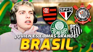 ¿QUIEN ES EL MAS GRANDE DE BRASIL? ¿FLAMENGO, SAO PABLO, CORINTHIANS, SANTOS o PALMEIRAS? (2023)