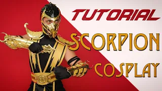 COMO FIZ O COSPLAY DO SCORPION DO MORTAL KOMBAT