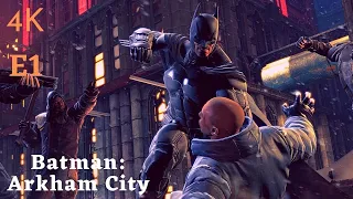 BATMAN Arkham city (PS5) E1 Remastered Gameplay Walkthrough full Game 4k 60FPS , Black Python 8M