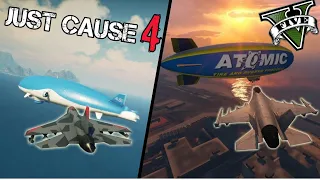 GTA 5 vs. Just Cause 4 | Side By Side | REALISM COMPARISON