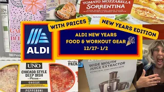 ALDI NEW YEARS Food & Workout Gear!! Week of 12/27 -1/2, Aldi Shop With Me (& PRICES) See what's new