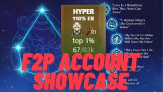 Account review of a top 1% F2P player (2 years)