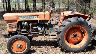 1975 Kubota L225 Working and Close-up Camera Review After Work