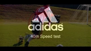 Adidas 40m speed test| ft. TheF2Freestylers