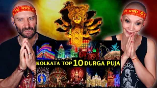 Maa Durga Puja Kolkata | Hindu Goddess REACTION and REVIEW