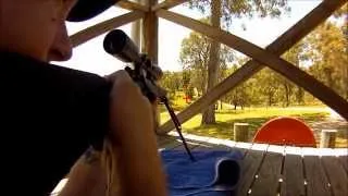 243 cal sniper rifle slow motion HD GOPRO