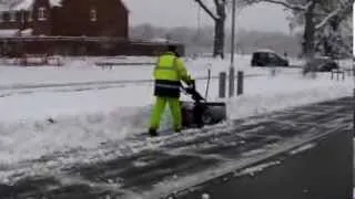 BCS 740 Two Wheel Tractor with Snow Plough Demo by Tracmaster UK