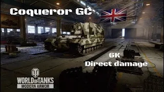 Coqueror GC in Acantilado: 6k Direct damage | World of Tanks | Wot console