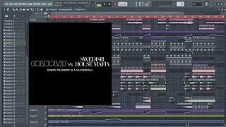 Coldplay - Every Teardrop Is a Waterfall (Swedish House mafia Remix) [Fl Studio Full Remake + FLP]