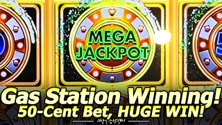 HUGE WIN! Over 1,500x+ bet at the Morongo Gas Station with @BarbaraPlayinSlots and @notyomamaslots