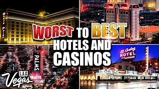 WORST to BEST Las Vegas Hotels & Casinos (Full Review) Ep. 1