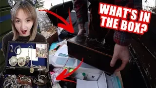 BOX OF GOLD & SILVER JEWELRY FOUND HIDDEN IN PLAIN SIGHT!!!