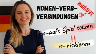 NOMEN-VERB-VERBINDUNGEN, die DU KENNEN SOLLTEST (super nützlich für deinen Alltag)