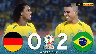 RONALDINHO and RONALDO, THE DOUBLE THAT STOPPED GERMANY IN THE 2002 WORLD CUP FINAL | Brazil-Germany