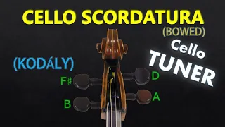 Cello Tuner - KODÁLY Scordatura Tuning (Bowed) (A=440)