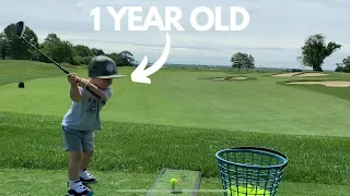World Record Longest Golf Drive By A 1 Year Old