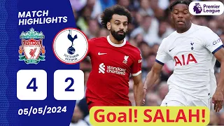 🔴Liverpool vs Tottenham (4-2)  HIGHLIGHTS Extended: Elliott GOLAZO! Salah Son GOALS