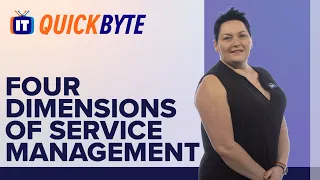 What are the ITIL® 4 Four Dimensions of Service Management? | An ITProTV QuickByte