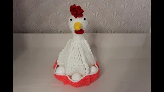 Пасхальная корзинка курочка крючком. Часть 2. Easter crochet basket. Episode 2.