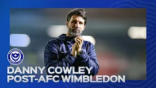 Danny Cowley post-match | AFC Wimbledon 0-0 Pompey